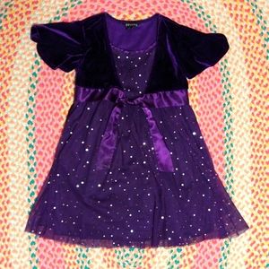 3/$20 Dark purple girl's dress